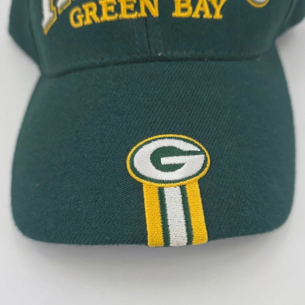 VINTAGE 90S GREEN BAY PACKERS HAT TWINS ENTERPRISES EMBROIDED GREEN NFL SPELLOUT